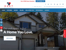 Tablet Screenshot of hartrealestategroup.com